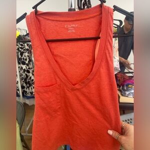 X Supply orange tank top